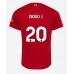 Liverpool Diogo Jota #20 Domácí Dres 2023-24 Krátkým Rukávem